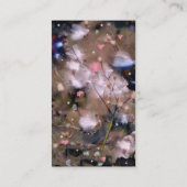 Carte De Visite Fille Fleurs Modèle! (Dos)