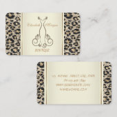 Carte De Visite Fille Parties scintillant moderne tendance Emprein (Devant / Derrière)