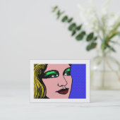 Carte De Visite Fille Pop (Debout devant)