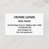 Carte De Visite Fille rose pâle et rose foncé Motif (Dos)