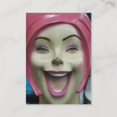 Carte De Visite Fille surnaturelle riante folle de vallée de ~ de (Dos)