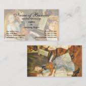 Carte De Visite Filles de Catulle Mendes; Pierre Auguste Renoir (Devant / Derrière)