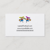 Carte De Visite Filles d'école (Dos)