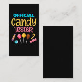 Carte De Visite Filles Filles Garçons Amoureux Bonbons (Devant / Derrière)