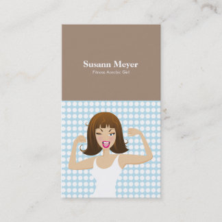 CARTE DE VISITE FILLES MIGNONNES SPORTIVES À LA MODE