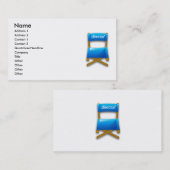 Carte De Visite film_017, Nom, Adresse 1, Adresse 2, Contact ... (Devant / Derrière)