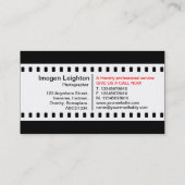 Carte De Visite Film 35mm (Dos)