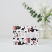 Carte De Visite Film avec le maïs éclaté (Debout devant)