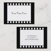 Carte De Visite film de 35mm, votre nom ici (Devant / Derrière)