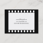 Carte De Visite film de 35mm, votre nom ici (Dos)