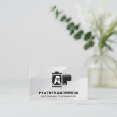 Carte De Visite Film | Logo du photographe (Debout devant)
