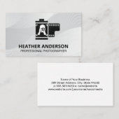 Carte De Visite Film | Logo du photographe (Devant / Derrière)