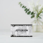 Carte De Visite Film Noir Grunge Style Company (Debout devant)