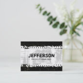 Carte De Visite Film Noir Grunge Style Large Company (Debout devant)