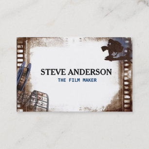 Carte De Visite Filmer Business Movie Director Photographe Euro