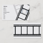Carte De Visite Filmstrip - affaires (Devant / Derrière)
