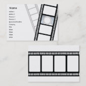 Carte De Visite Filmstrip - potelé (Devant / Derrière)