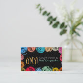 Carte De Visite Fils de griffes tricot crochet homespun (Debout devant)