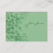 Carte De Visite Fils et trèfle et Galore Shamrock (Dos)