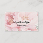 Carte De Visite Fils roses QR code prime (Devant)