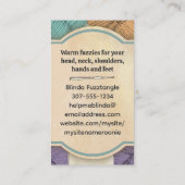 Carte De Visite Fils tordus à la main hank skein crochet (Dos)