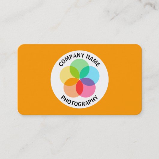 Carte De Visite Filtre - Orange #FF9900 (Devant)