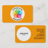 Carte De Visite Filtre - Orange #FF9900 (Devant / Derrière)