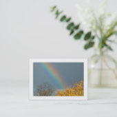 Carte De Visite Fin de l'arc-en-ciel (frontière) (Debout devant)