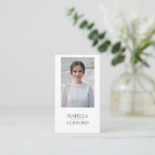 Carte De Visite Fin modèle de danseur d'acteur vers le haut des (Debout devant)