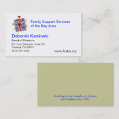 Carte De Visite FINALE de Deborah Kaminski (Devant / Derrière)