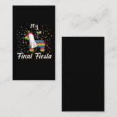 Carte De Visite Finale de la soirée de bachelorette Pinata (Devant / Derrière)