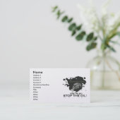 Carte De Visite FINALFISHY2, Nom, Adresse 1, Adresse 2, Contact... (Debout devant)