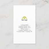 Carte De Visite Finance Administration Professional FlowNuméros (Dos)