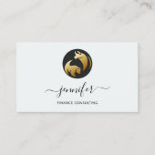 Carte De Visite Finance Consulting Broker Comptable Pièces Bufalo (Devant)