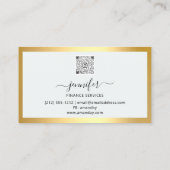 Carte De Visite Finance Consulting Comptable de courtier Bufalo Be (Dos)