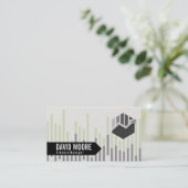 Carte De Visite Finance | Icône Graphique (Debout devant)