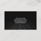 Carte De Visite Finance | Logo du graphique à barres | Stock (Dos)