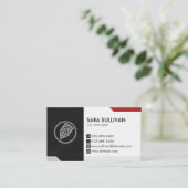 Carte De Visite Financement fiscal du préparateur fiscal (Debout devant)