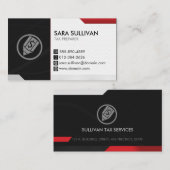 Carte De Visite Financement fiscal du préparateur fiscal (Devant / Derrière)