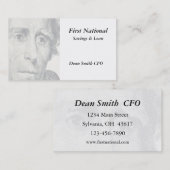Carte De Visite Finances / Banques (Devant / Derrière)