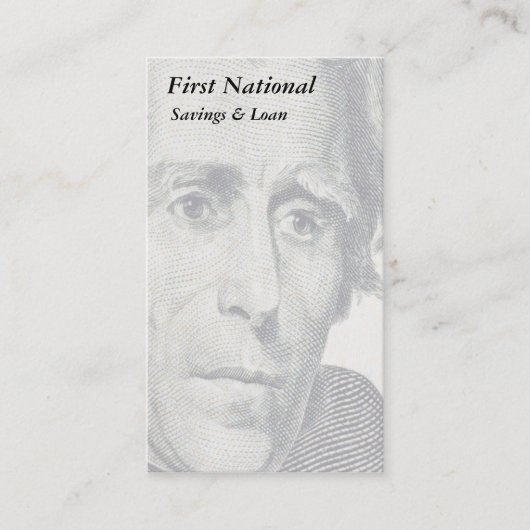 Carte De Visite Finances / Banques (Devant)