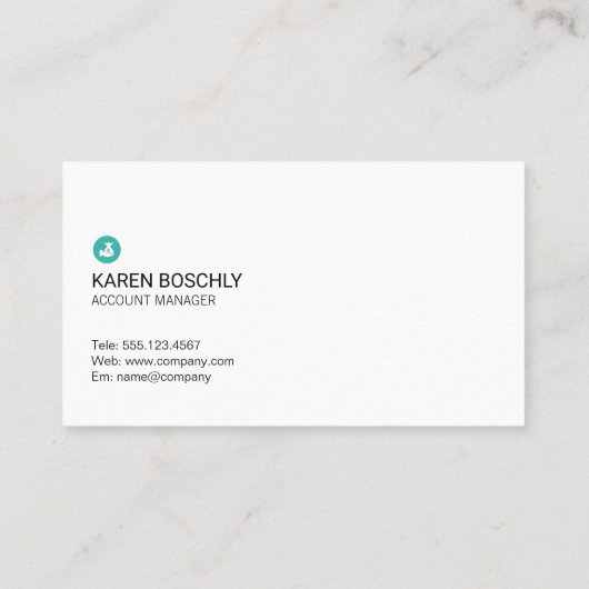 Carte De Visite Finances comptables (Dos)