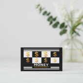 Carte De Visite Financial Advisor Money Management Wealth Strategy (Debout devant)