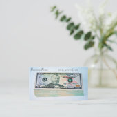 Carte de visite financier (Debout devant)