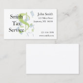 Carte de visite financier (Devant / Derrière)