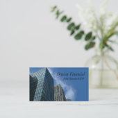 Carte de visite financier (Debout devant)