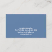 Carte de visite financier (Dos)