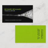 Carte de visite financier de conseiller (Devant / Derrière)