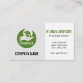 Carte De Visite Financier | Logo d'investissement (Devant)