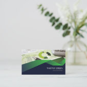 Carte De Visite Financière comptable (Debout devant)